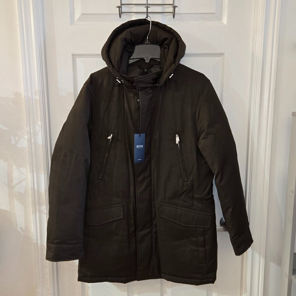 HUGO BOSS Hooded Down Water-Repellent Jacket